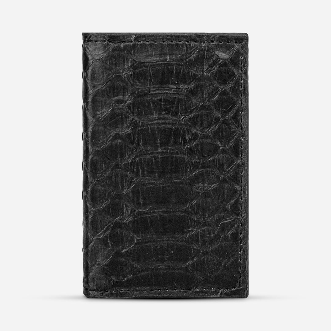 Tarjetero Vertical "Huracán" Python Black