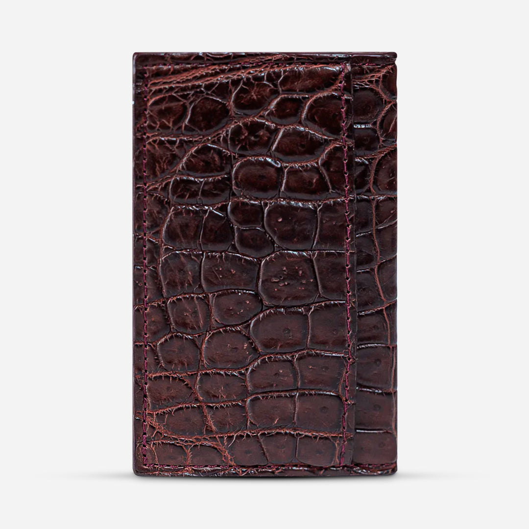 Tarjetero Vertical "Huracán" Billionaire Croc Wine