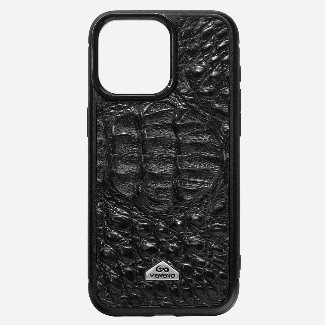 Funda iPhone 15 Pro Phantom Croc Black