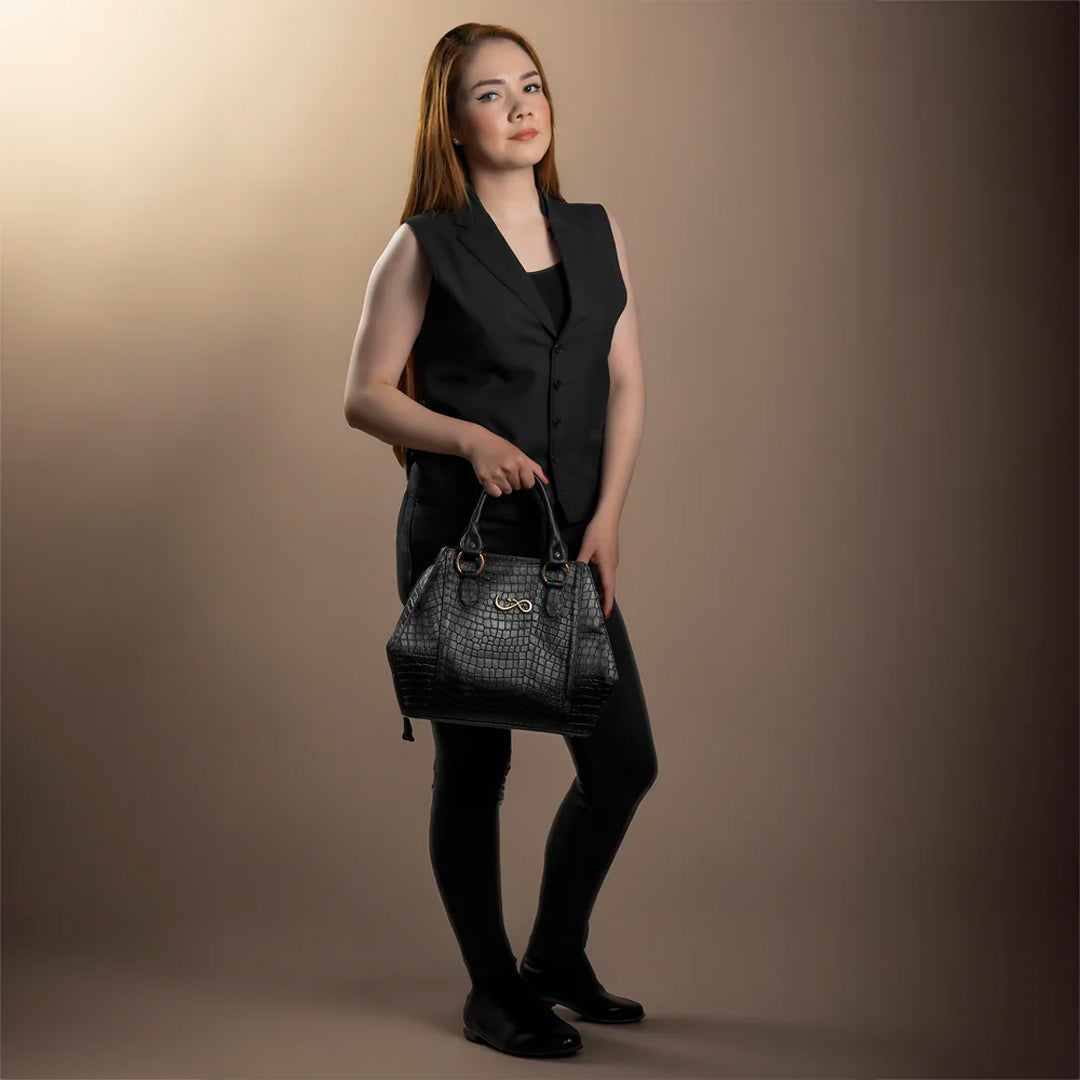 Bolso "Eleanor" - Faux Crocodile