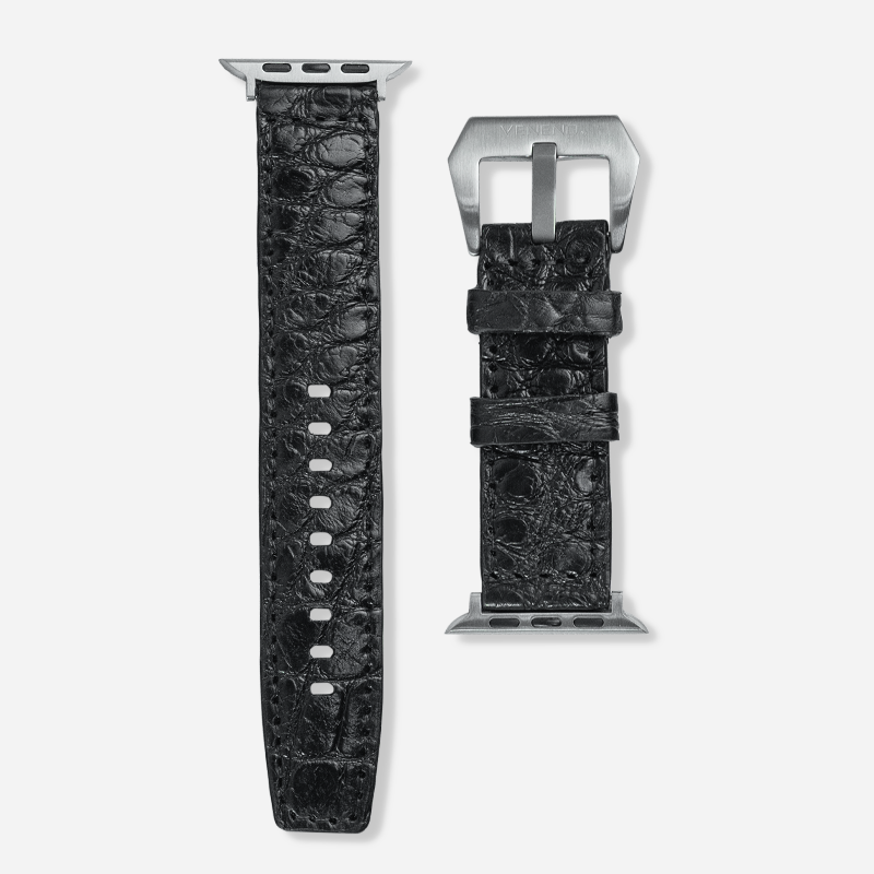 Extensible - Apple Watch Billionaire Croc Black