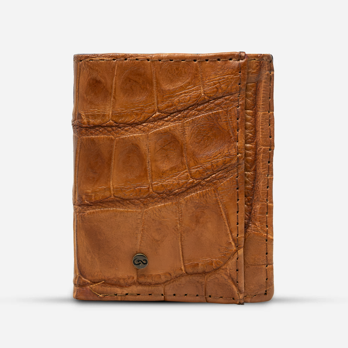 Cartera Compacta "The TIE" Billionaire Croc Honey