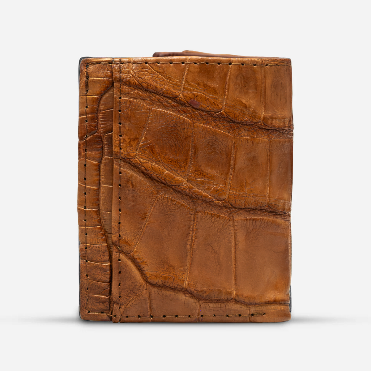 Cartera Compacta "The TIE" Billionaire Croc Honey