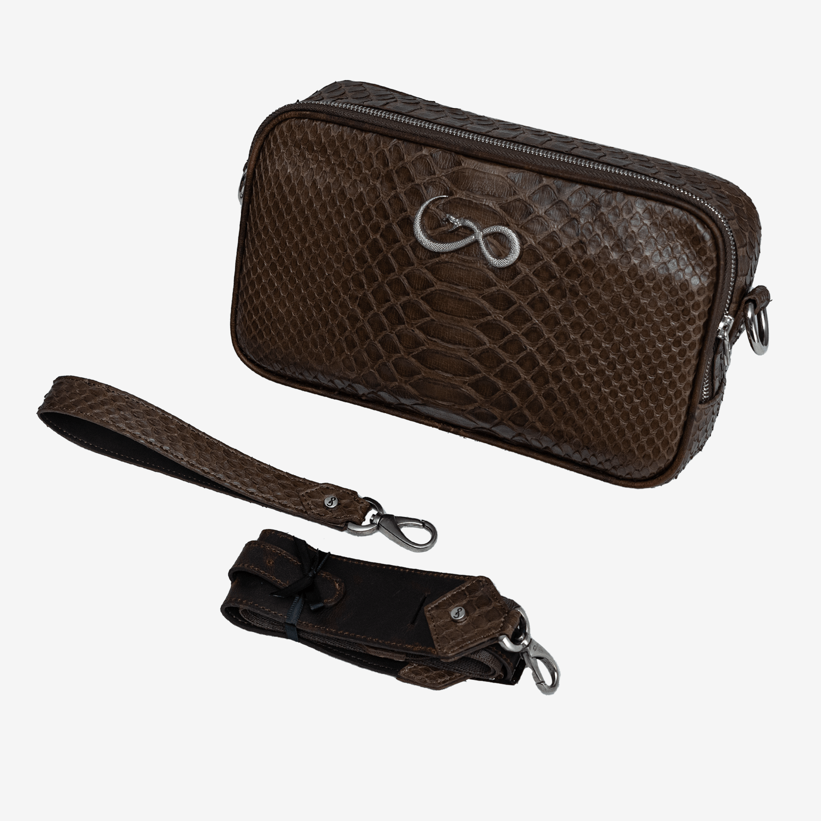 Veneno Bolso "Aisha" - Chocolate Python