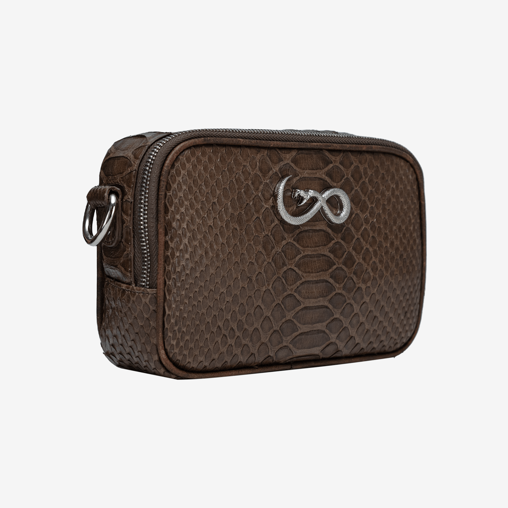 Veneno Bolso Mini "Aisha" -Chocolate Python