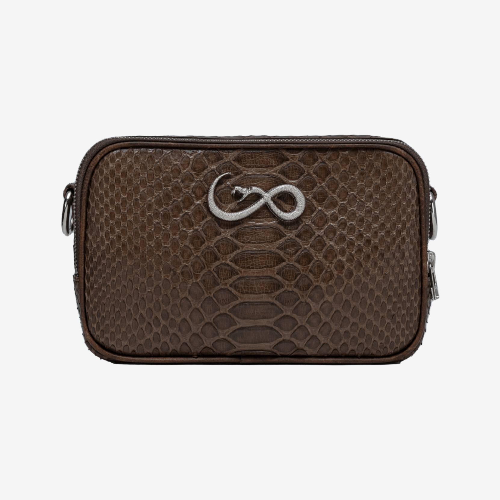 Veneno Bolso Mini "Aisha" -Chocolate Python