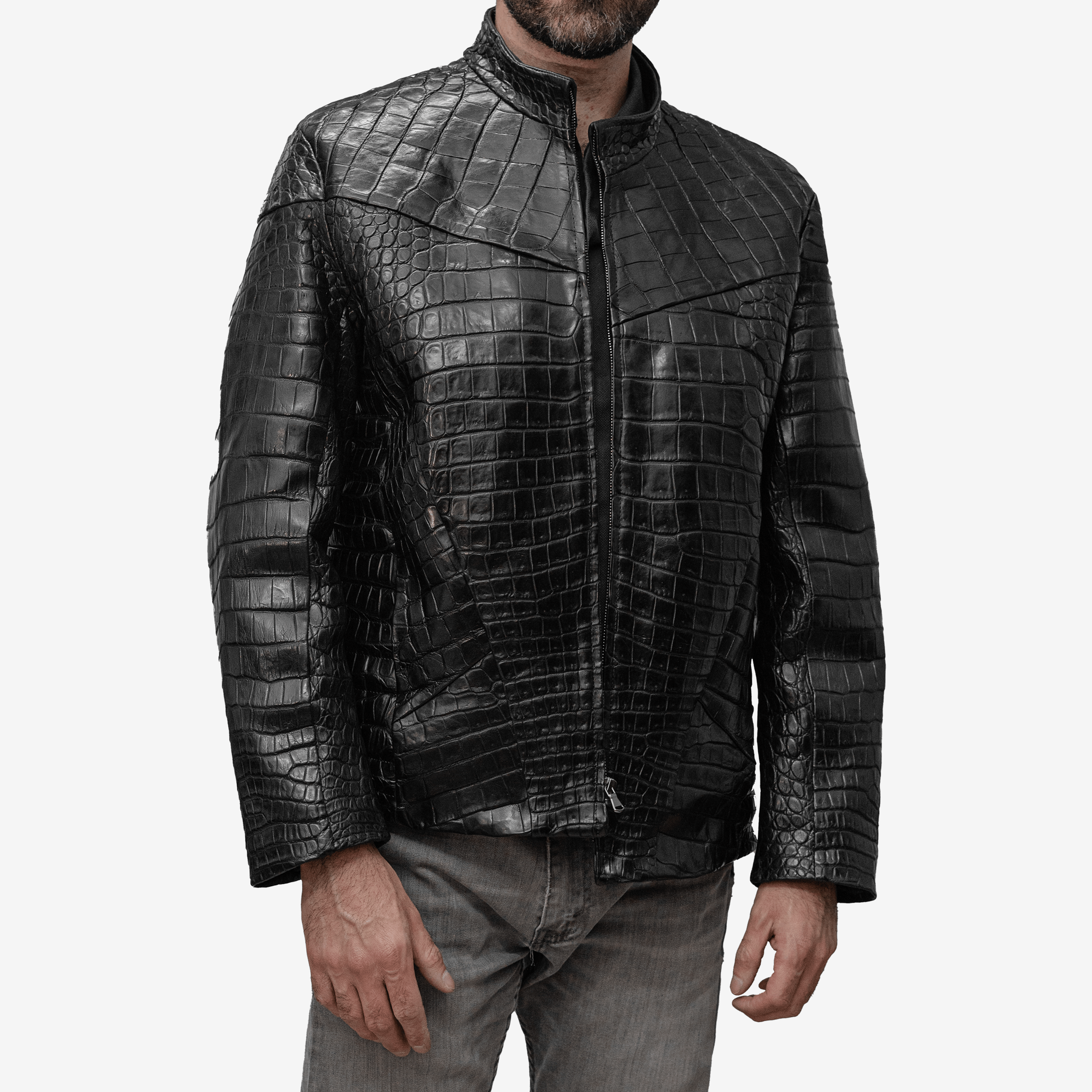 Veneno Chamarra Chamarra - Fearless Billionaire Full Croc Black Knight