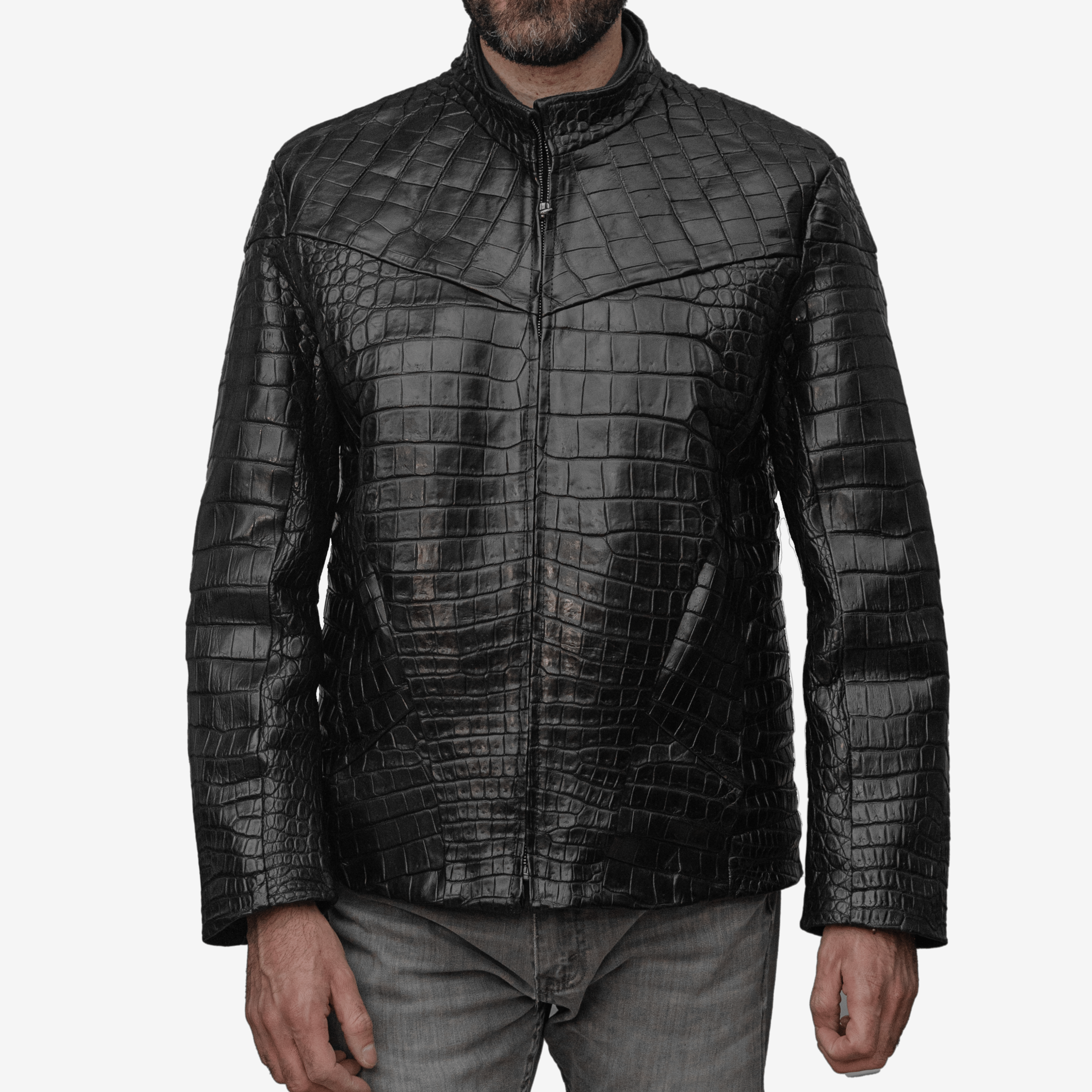 Veneno Chamarra Chica Chamarra - Fearless Billionaire Full Croc Black Knight