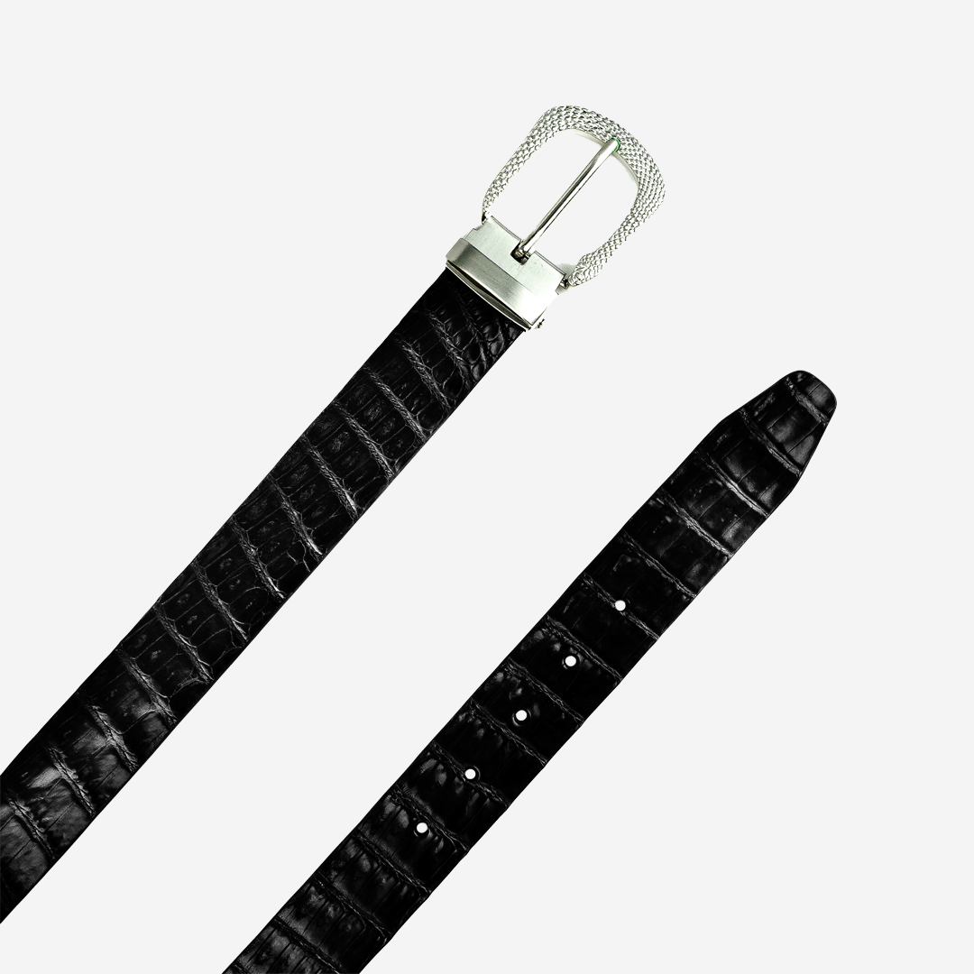 Veneno Cinturón – Billionaire Croc Black