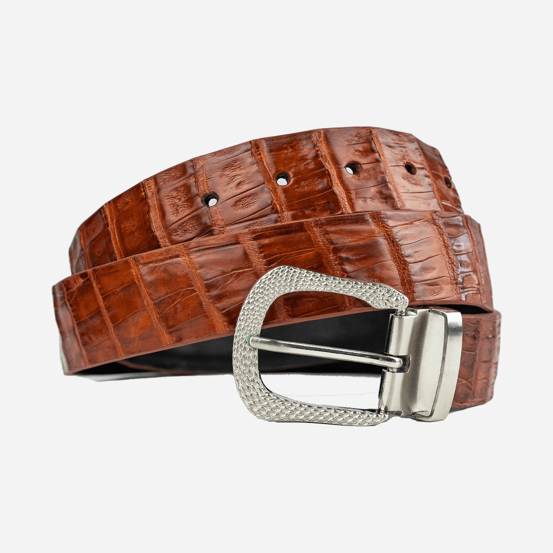 Veneno Cinturón – Billionaire Croc Light Brown