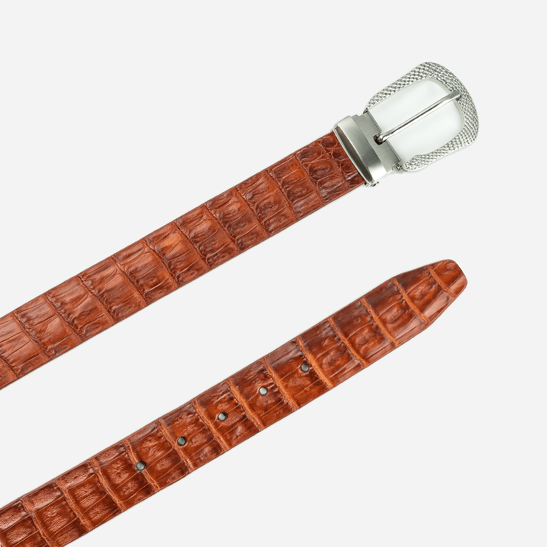 Veneno Cinturón – Billionaire Croc Light Brown
