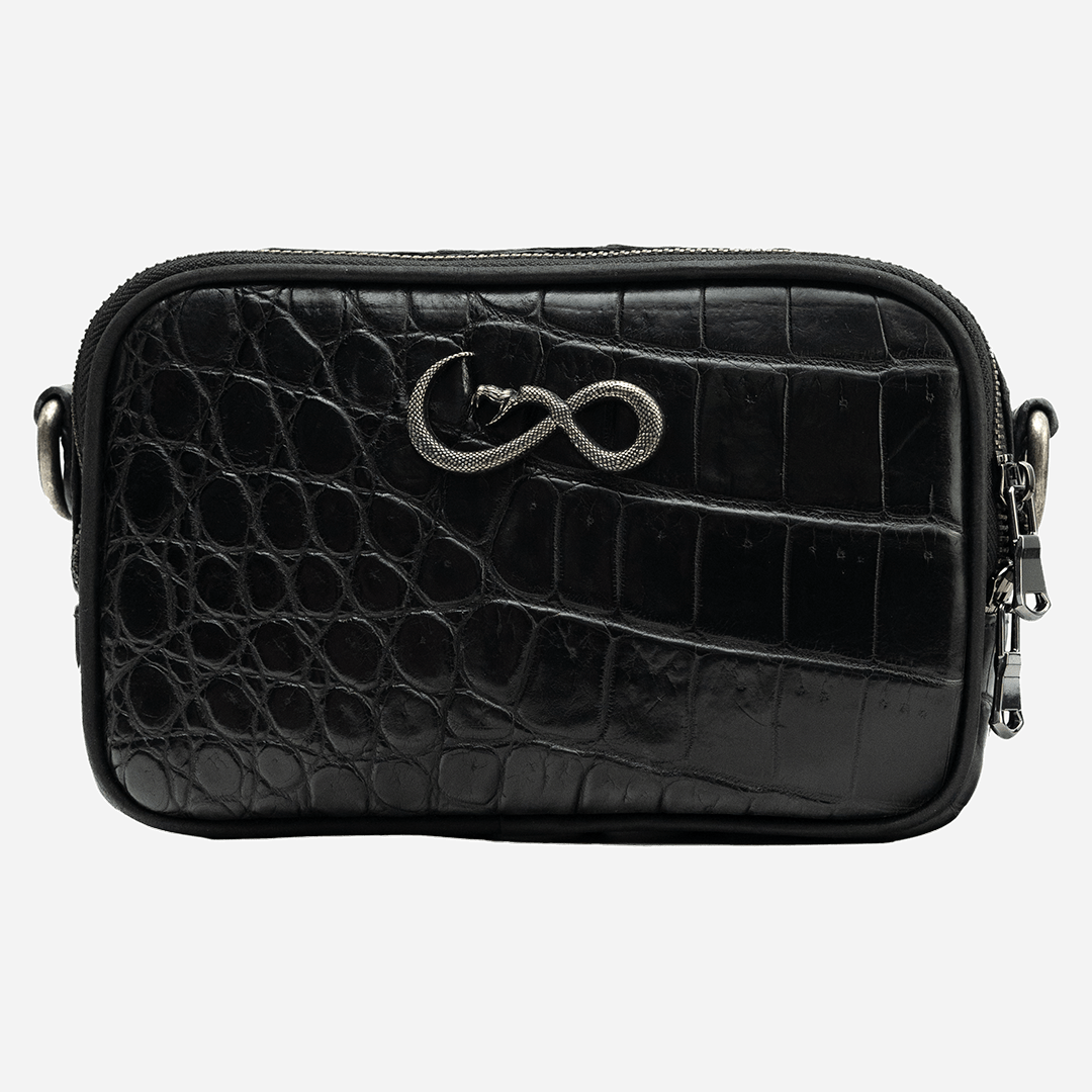 Veneno Documentera Mini - Billionaire Full Croc Black
