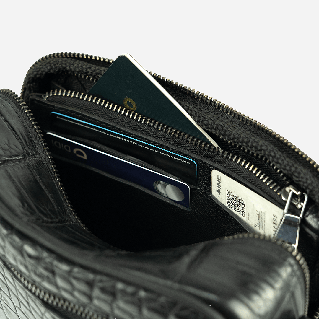 Veneno Documentera Mini - Billionaire Full Croc Black