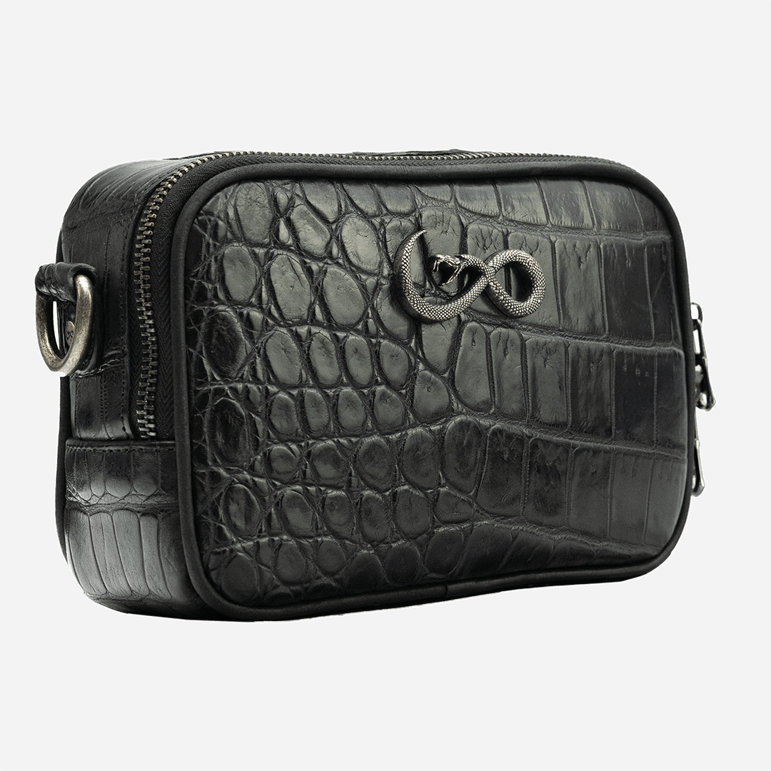 Veneno Documentera Mini - Billionaire Full Croc Black