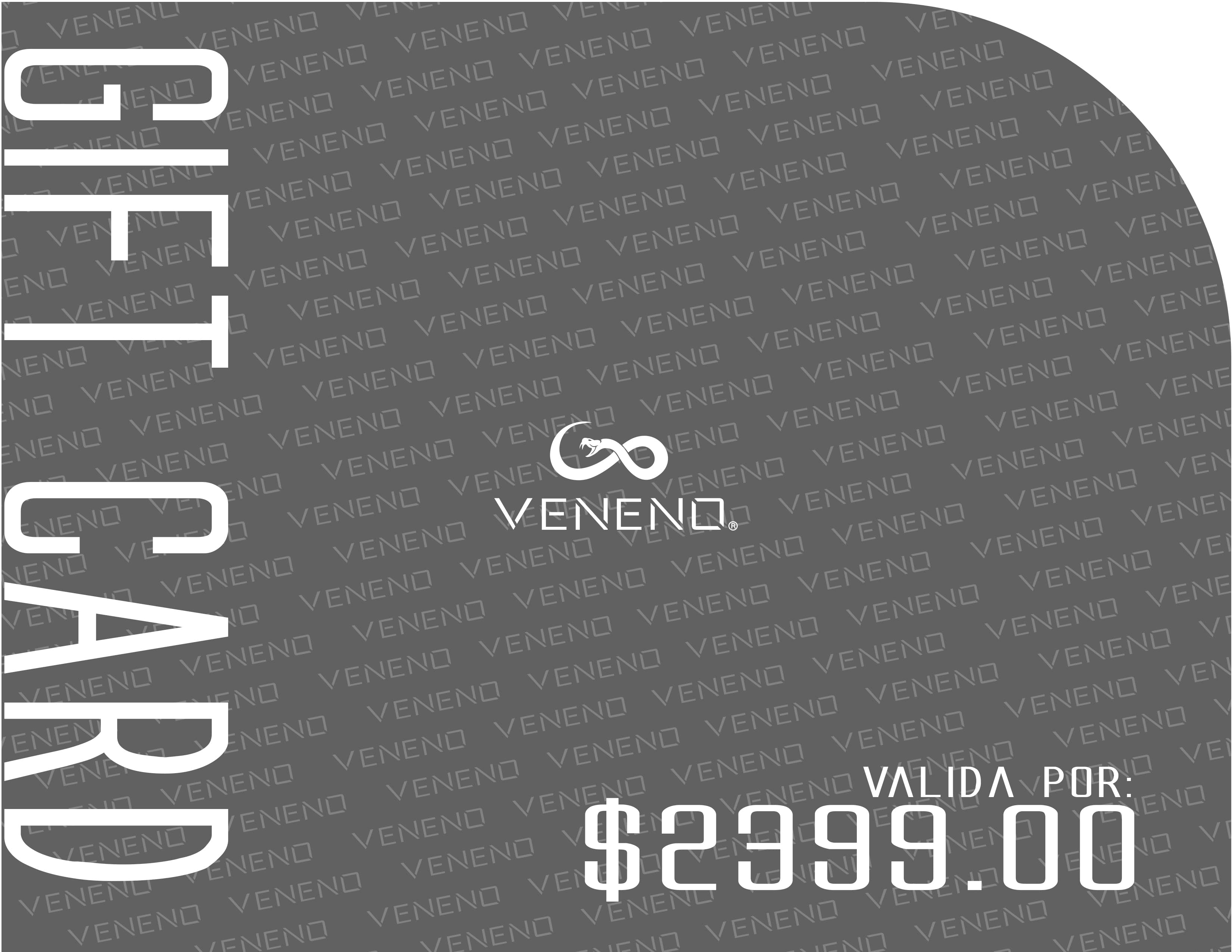 Veneno Leather Goods 2399,00 MXN Gift Card