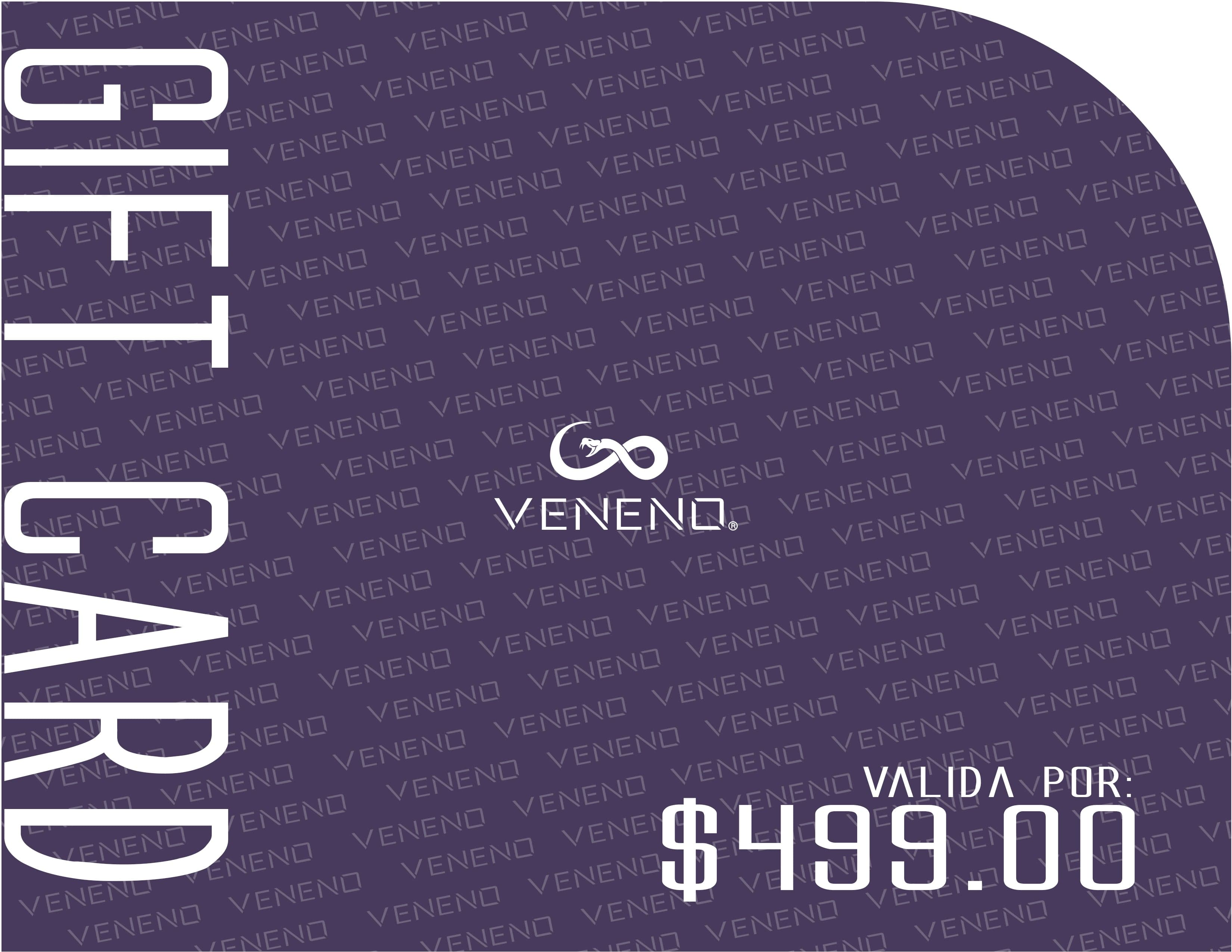 Veneno Leather Goods 499,00 MXN Gift Card