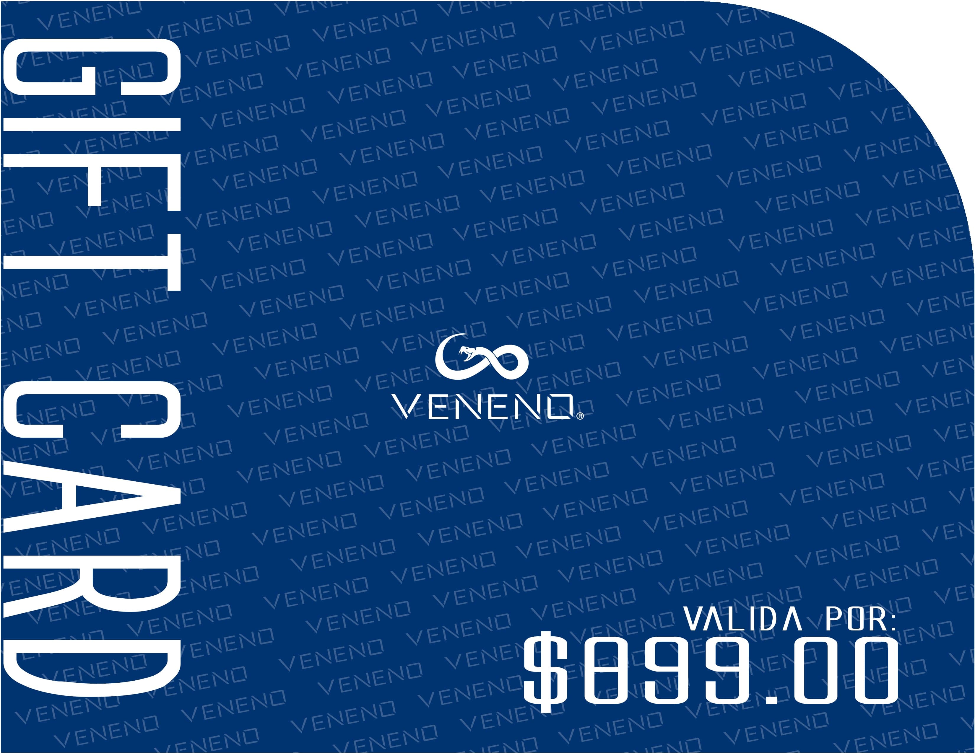 Veneno Leather Goods 899,00 MXN Gift Card