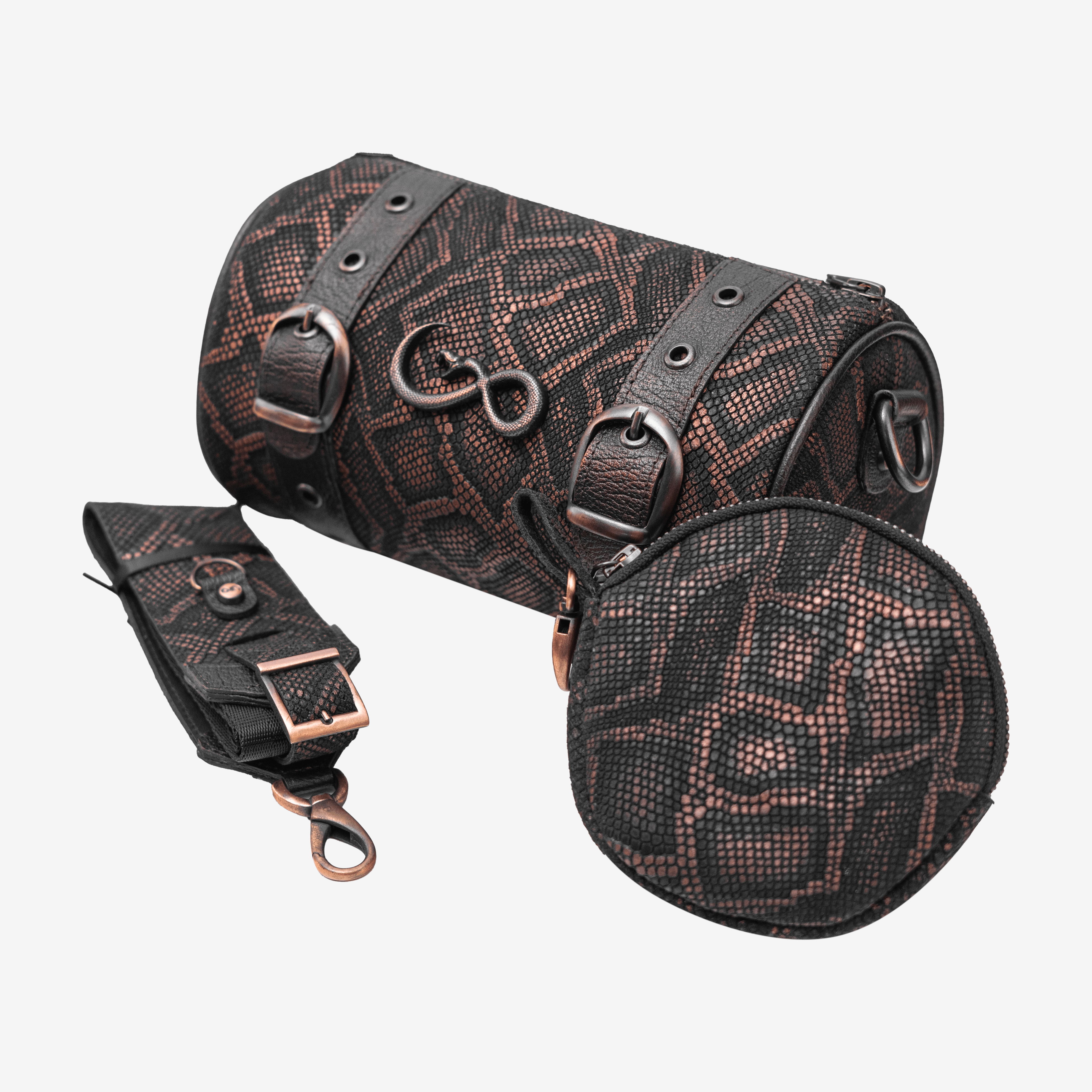 Veneno Leather Goods Bolso "Celeste" -Bronze