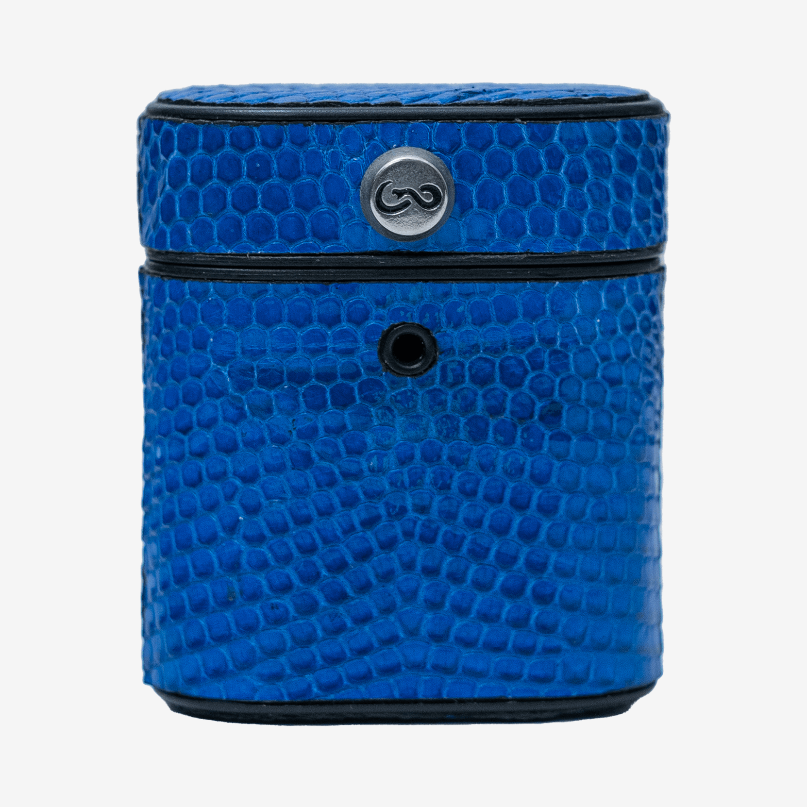Veneno Leather Goods Funda “Airpods Cage” Lizzard Blue