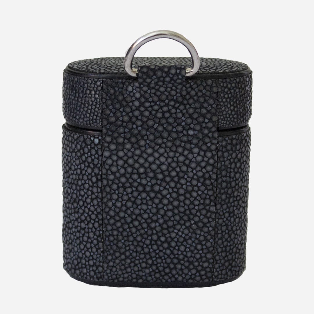 Veneno Leather Goods Funda “Airpods Cage” Stingray Silver