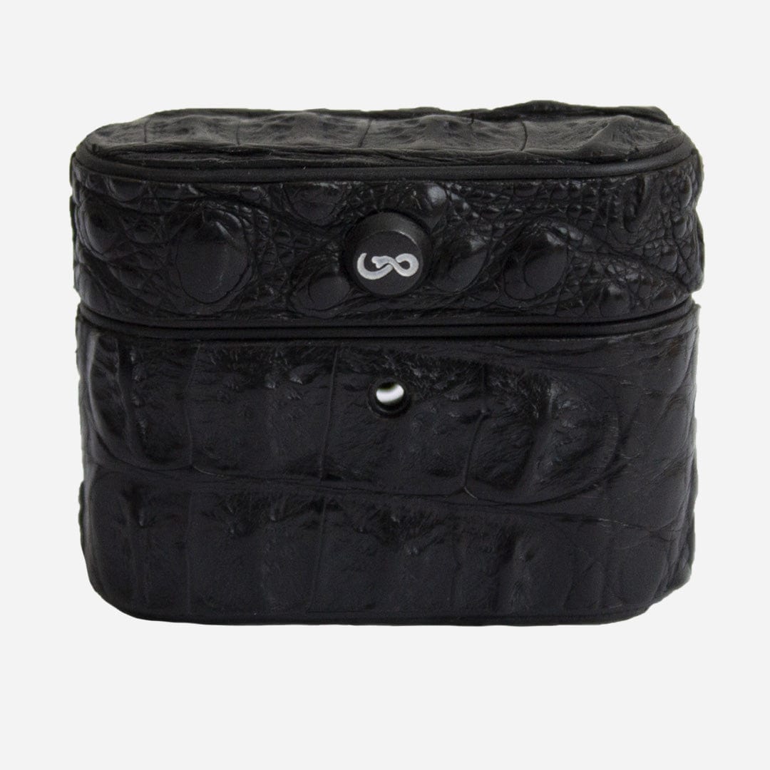 Veneno Leather Goods Funda “Airpods PRO” Billionaire Croc Black