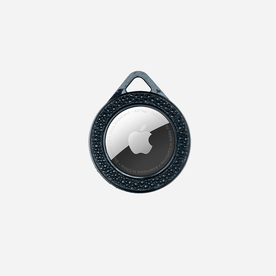 Veneno Leather Goods Funda AirTag - Stingray Black