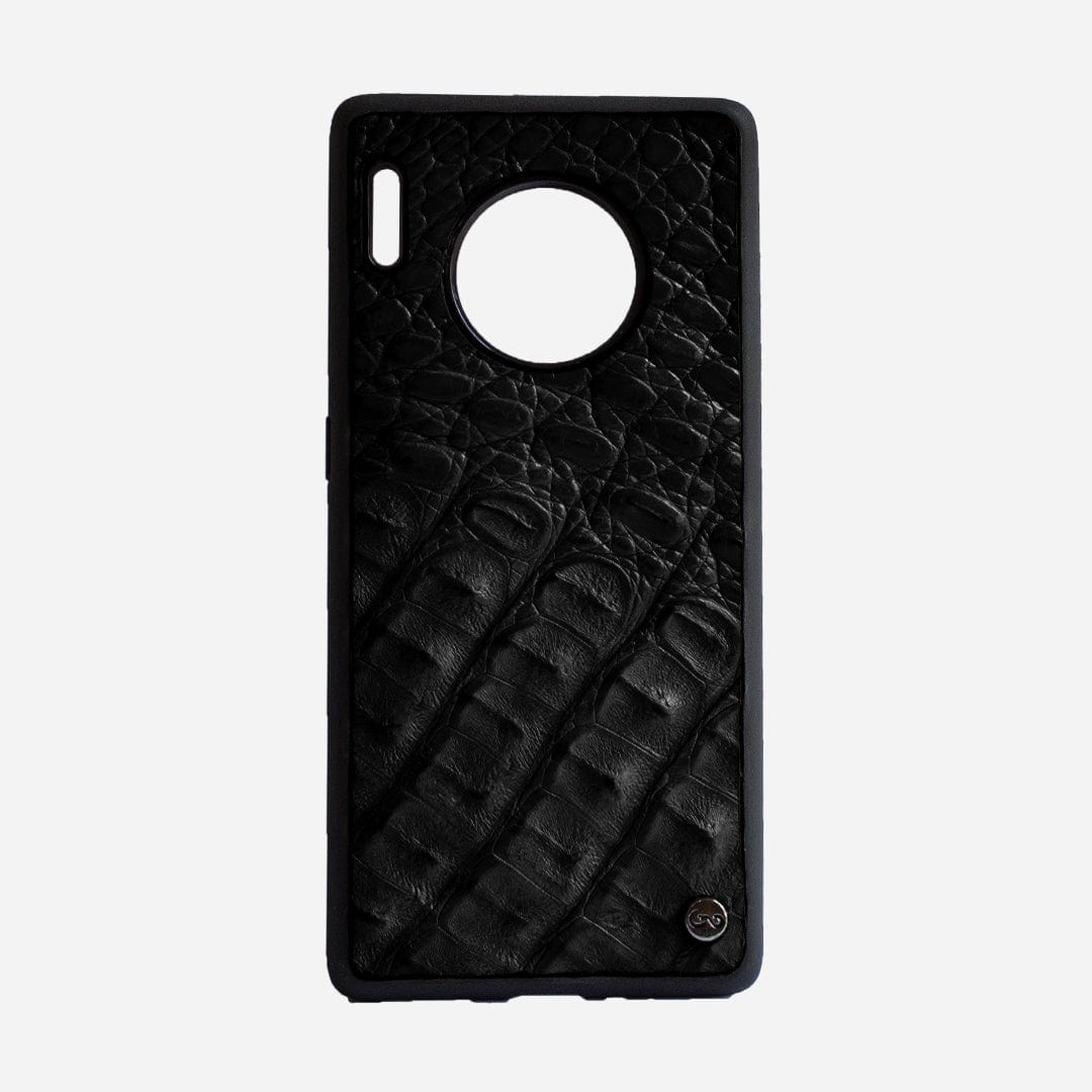 Veneno Leather Goods Funda Mate30Pro - Billionaire Croc Black