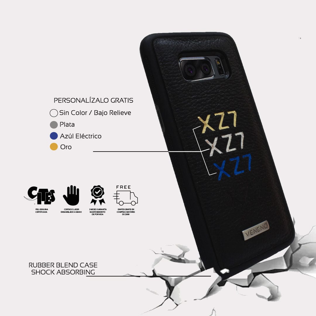 Veneno Leather Goods Funda P40Pro - Billionaire Croc Sunset