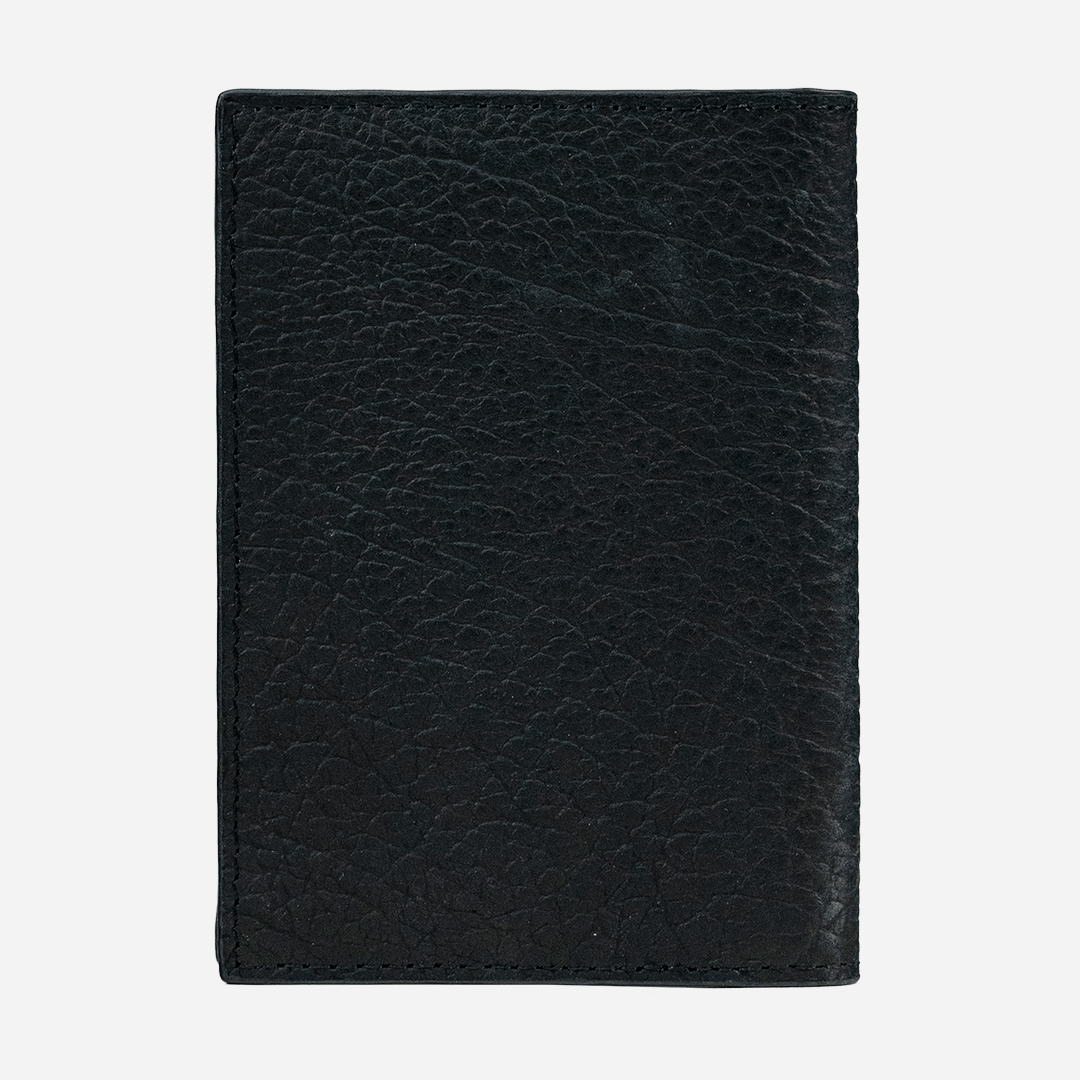 Veneno Leather Goods Funda Pasaporte "Il commendatore" Black