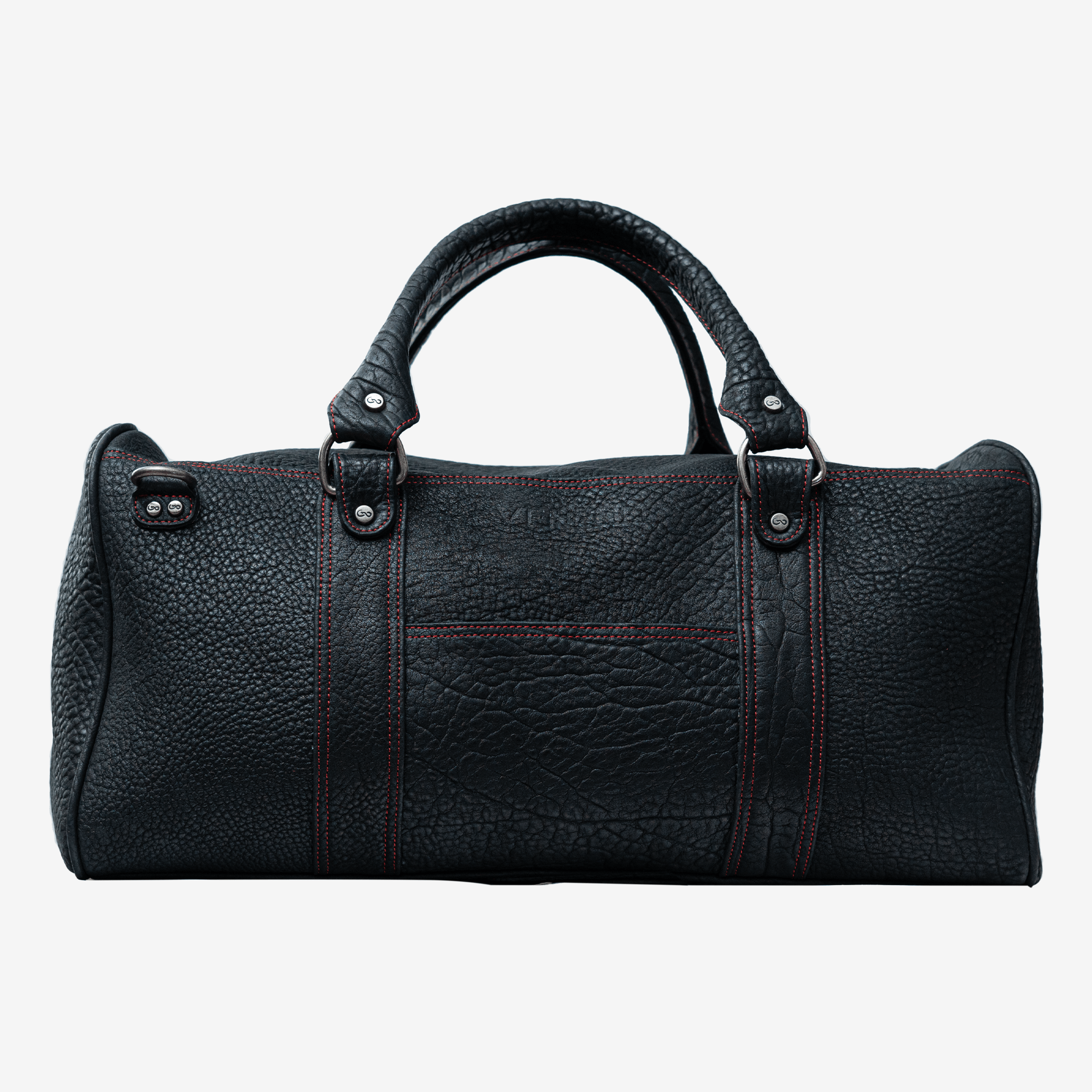 Veneno Leather Goods "TITÁN Weekender" Bull Neck Black