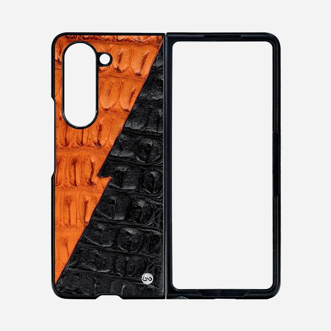 Veneno Leather Goods ZFOLD5  - Gemini Orange
