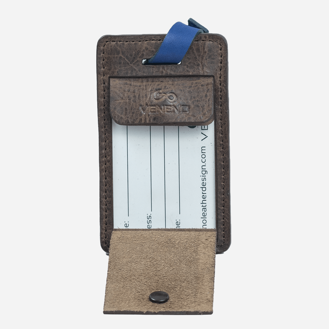 VenenoLeatherDesign Leather Goods Café Bag Tag