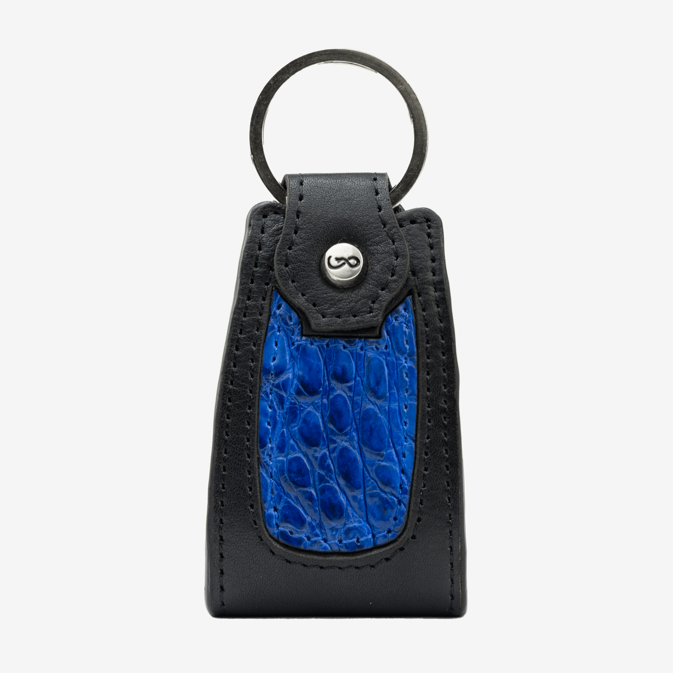 VenenoLeatherDesign Llavero-Billionaire Croc Blue