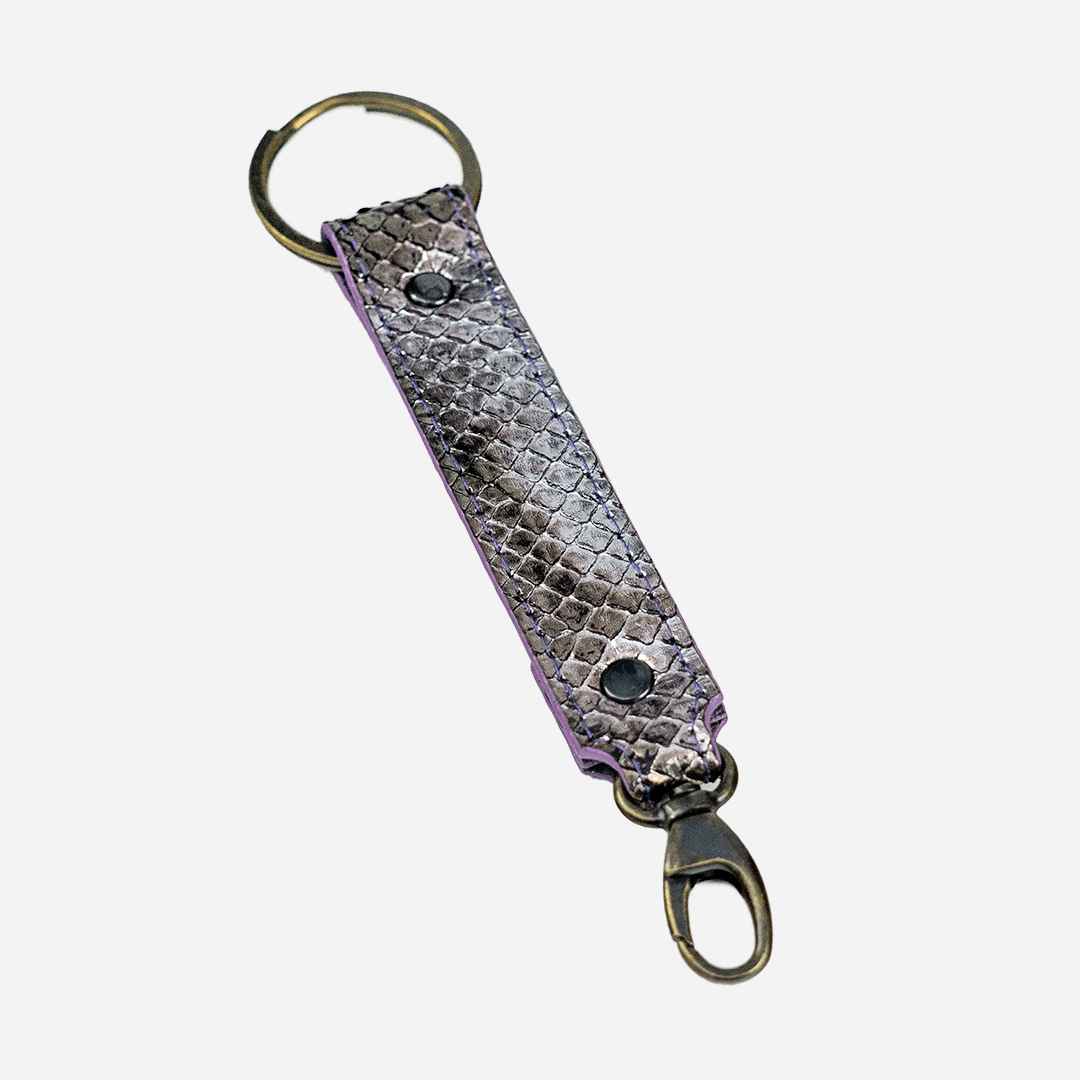 VenenoLeatherDesign Llavero-Python Bronze