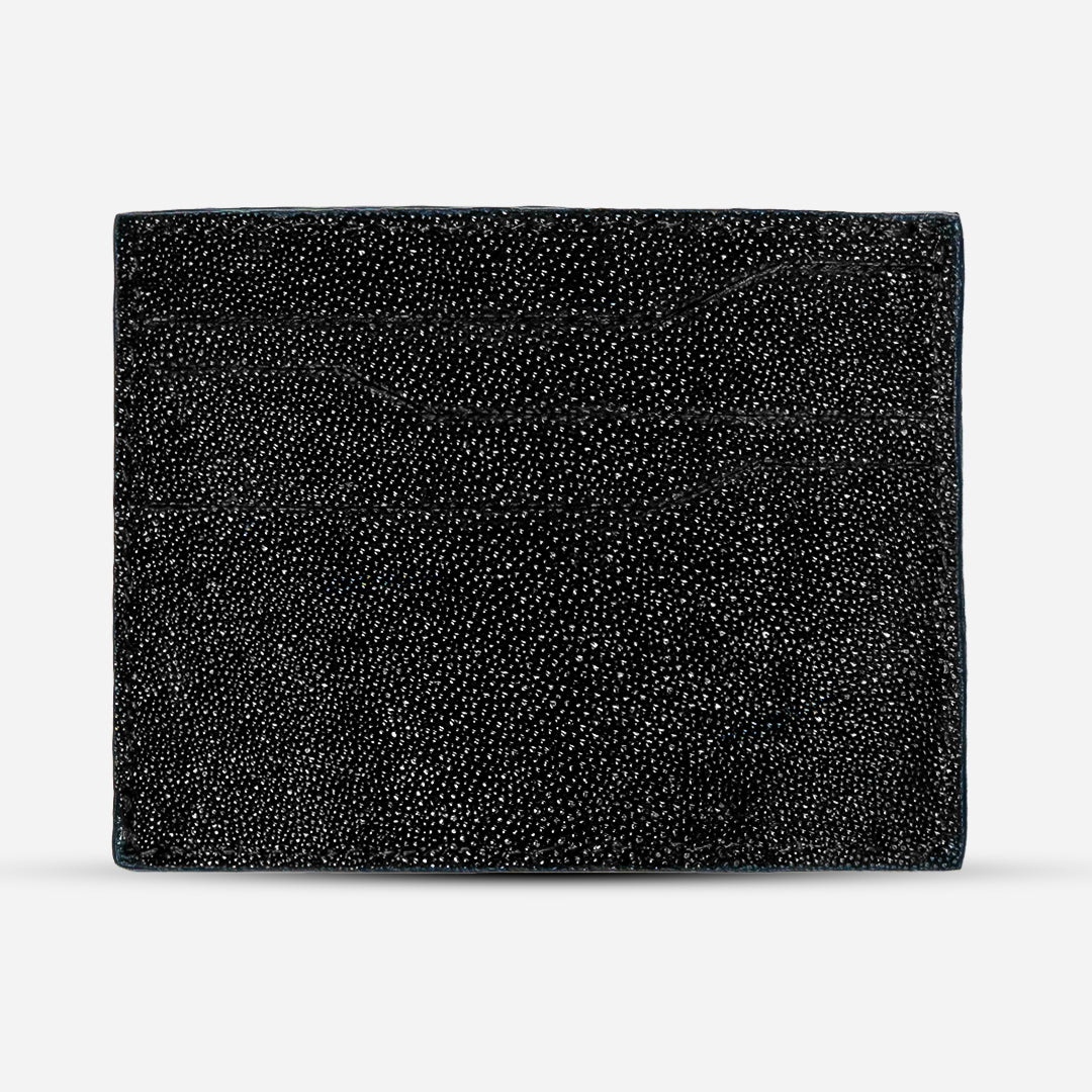 Tarjetero Horizontal "Turbo" Yin Yang Bleu Nuit