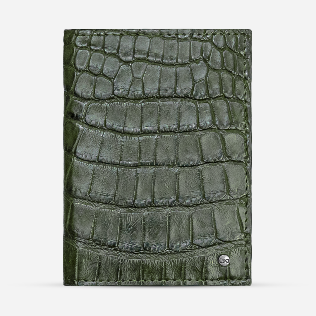 Funda Pasaporte "Il commendatore" Billionaire Croc Brunleaf