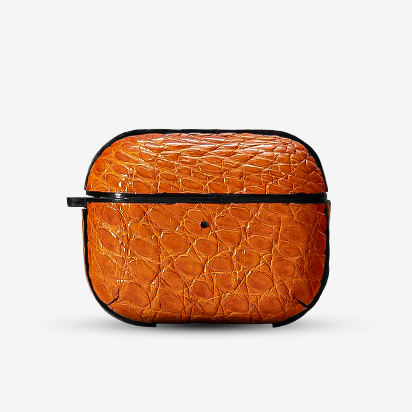 Funda Airpods Pro 3Gen - Billionaire Croc Orange Sunset