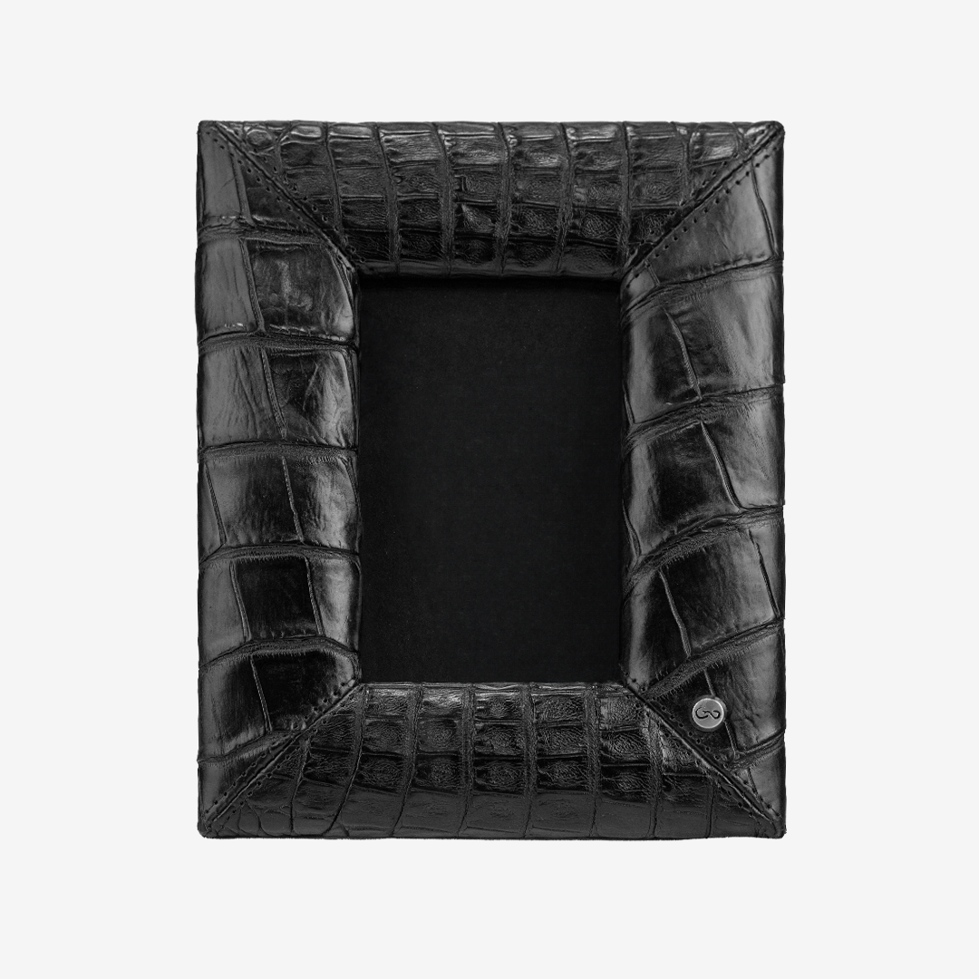 PortaRetrato Grande - Billionaire Croc Black