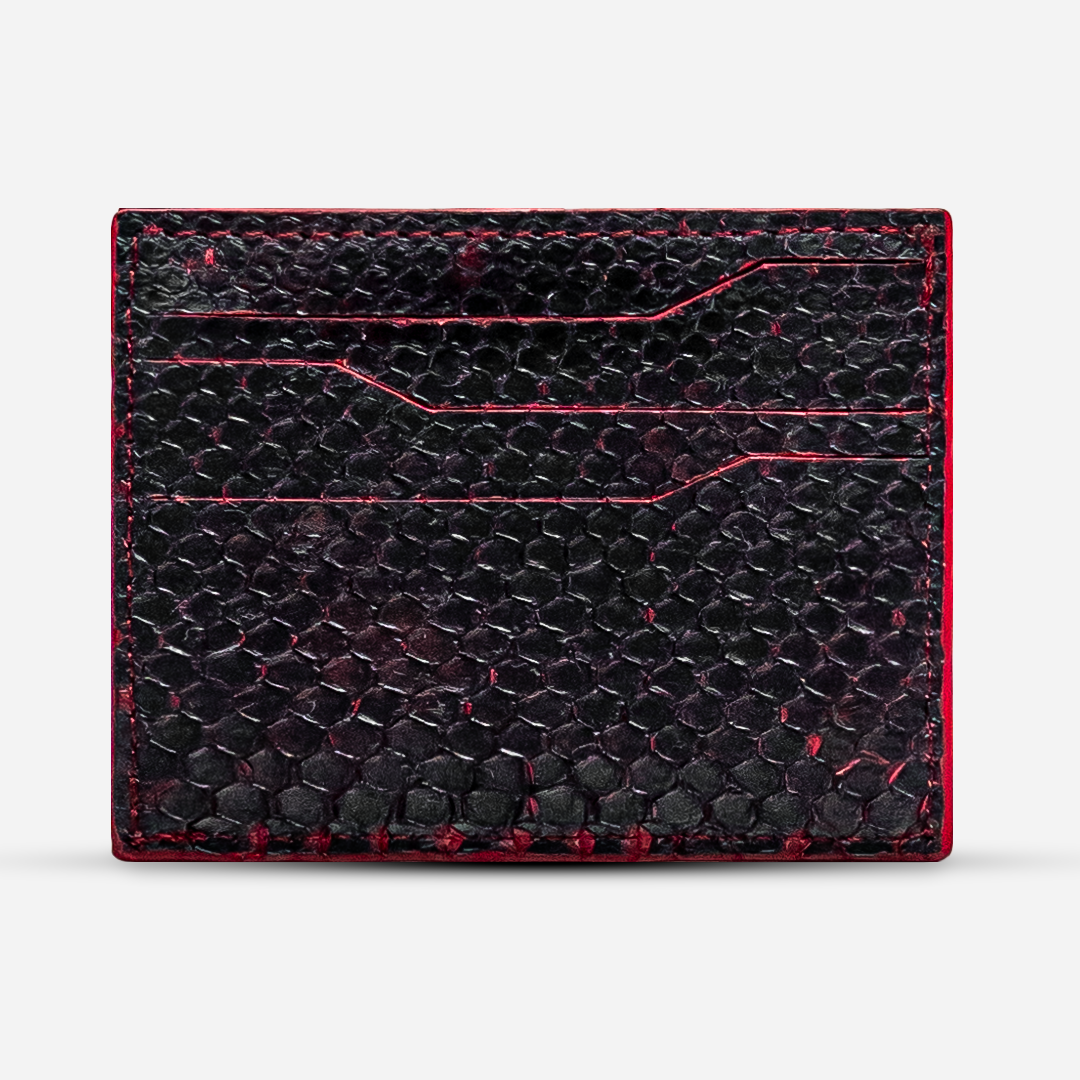 Tarjetero Horizontal "Turbo" Python Rouge Bite