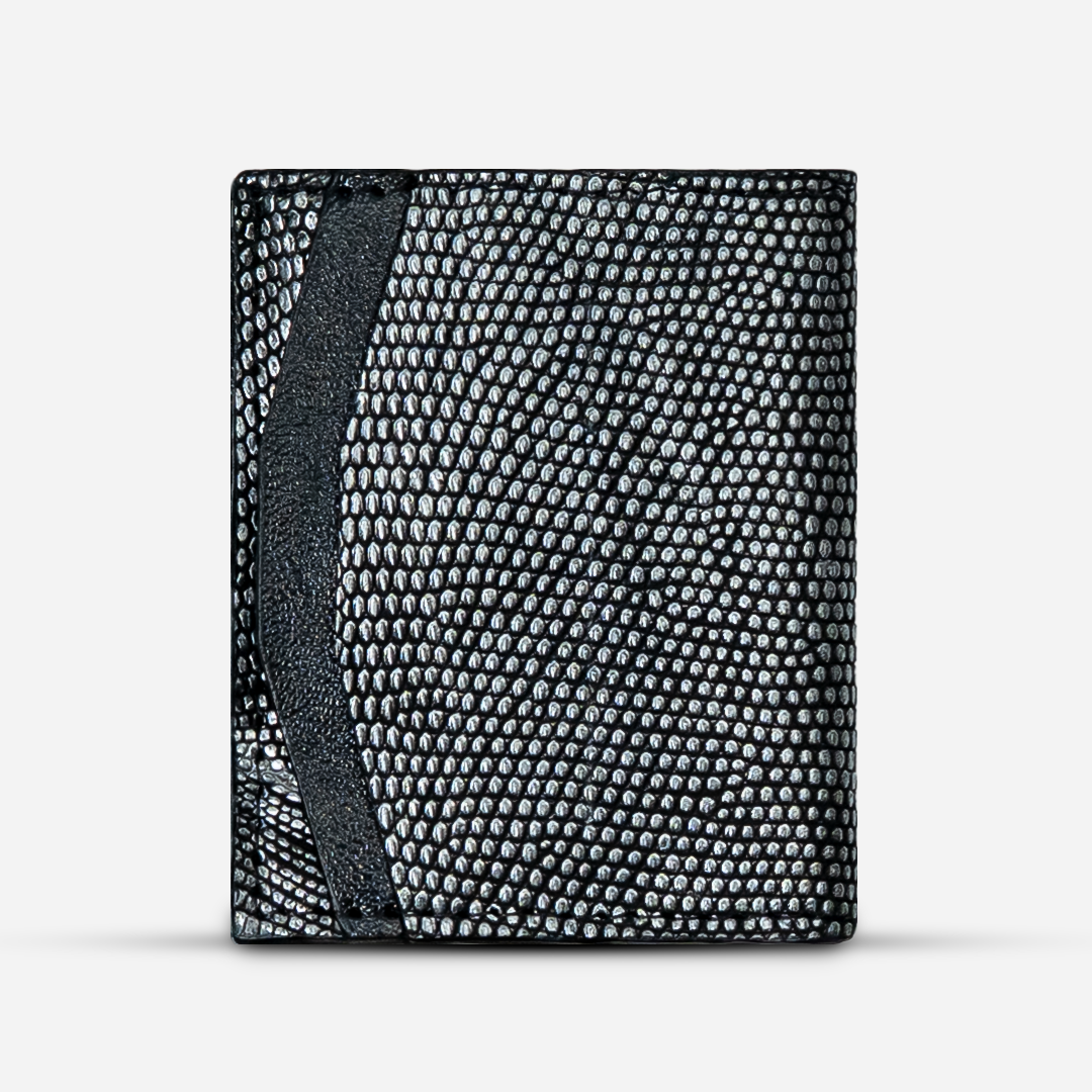 Cartera Compacta "The TIE" Lizzard Minuit