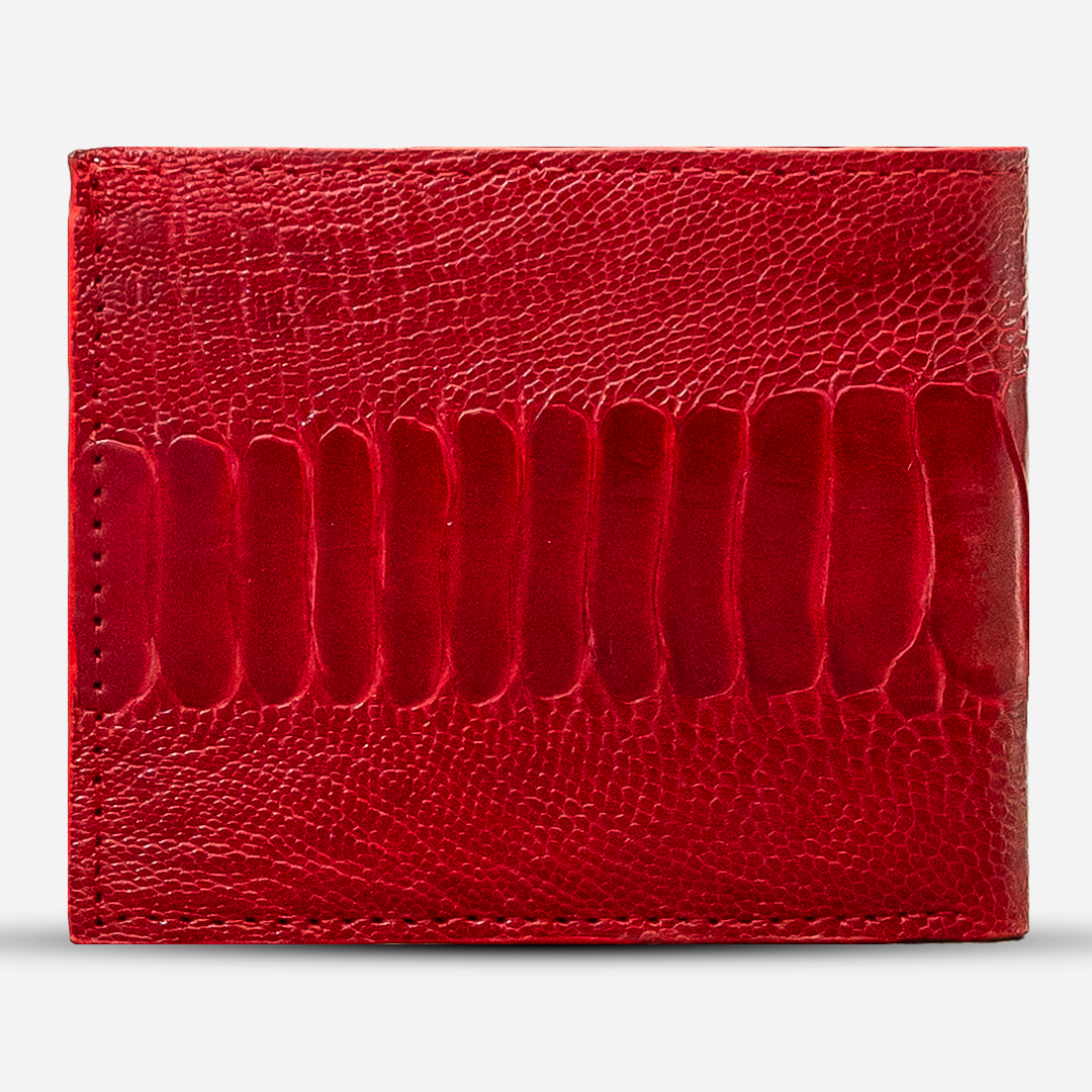 Cartera Grande "The Ambassador" - Ostrich Red