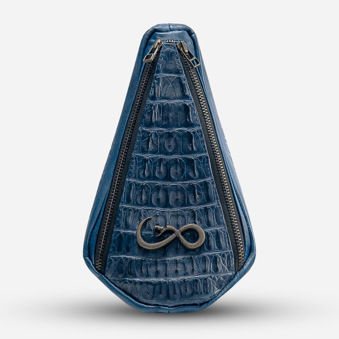"The Falcon" Billionaire Croc Navy Blue