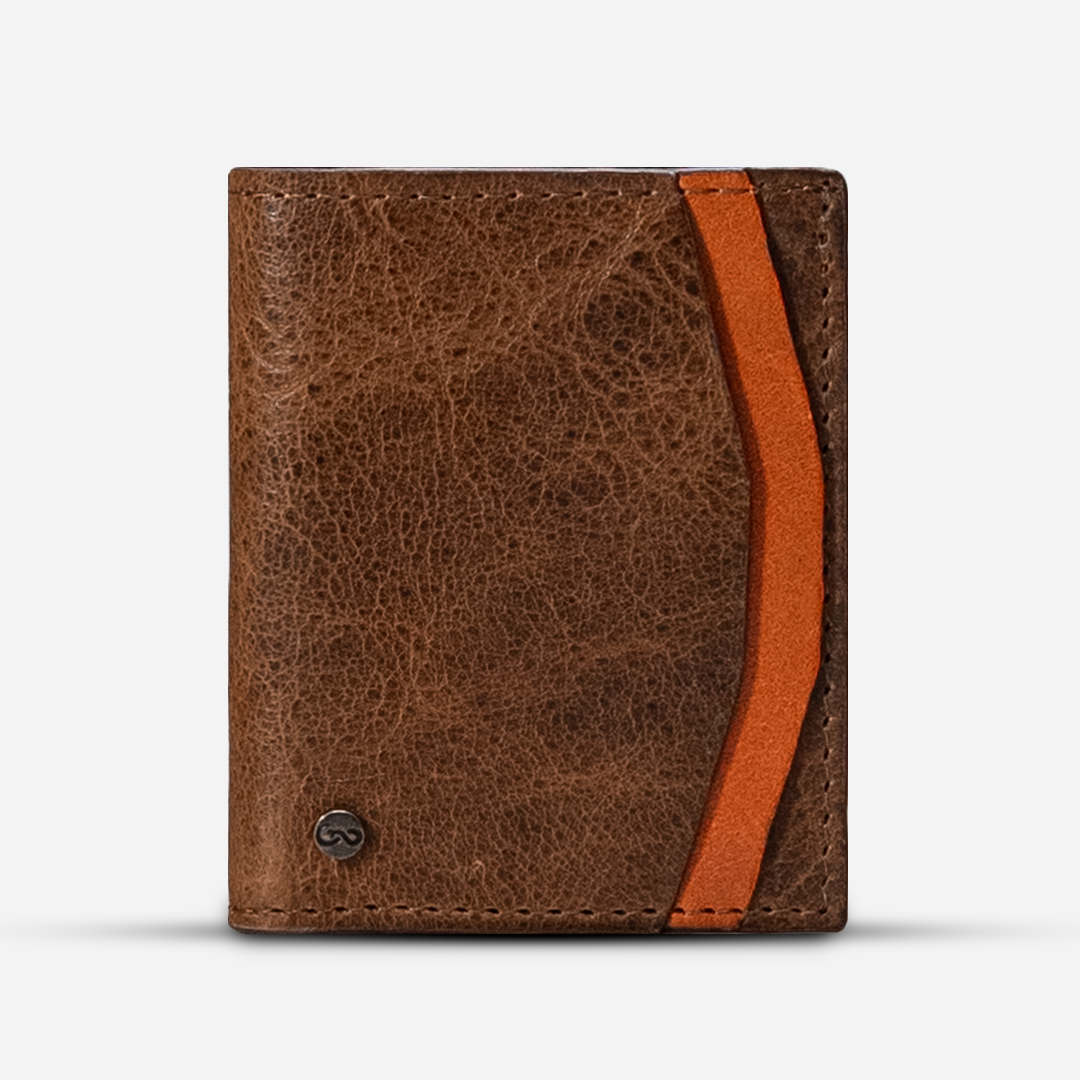 Cartera Compacta "The TIE" - Honey Bison