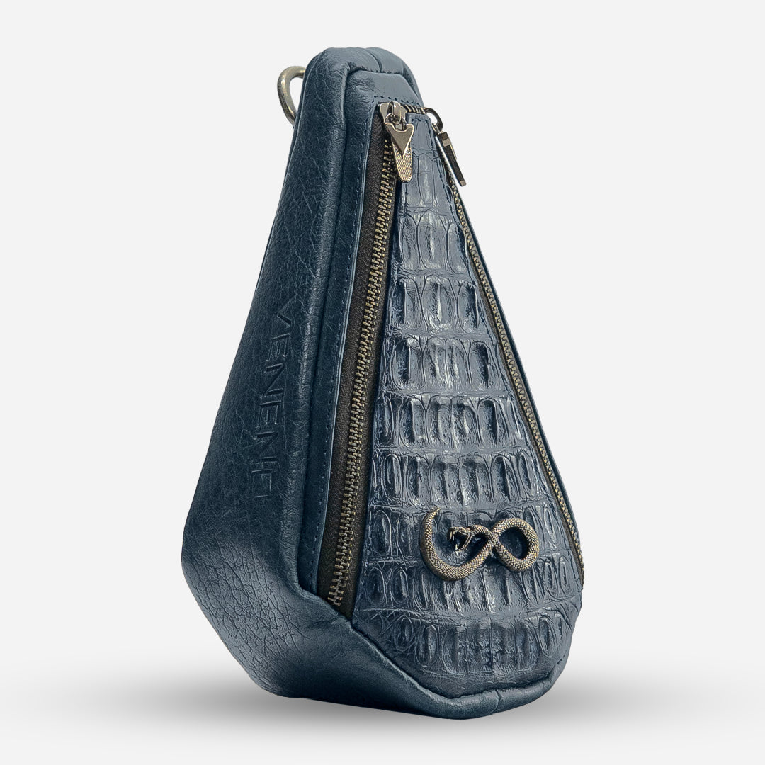 "The Falcon" Billionaire Croc Navy Blue