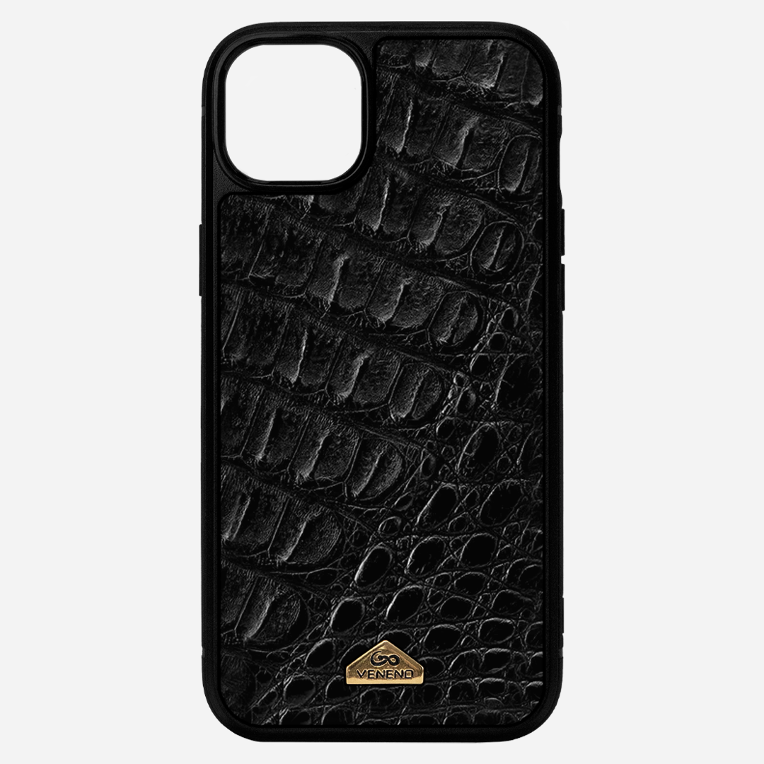 Funda iPhone 15 Plus Illuminati Billionaire Croc Black