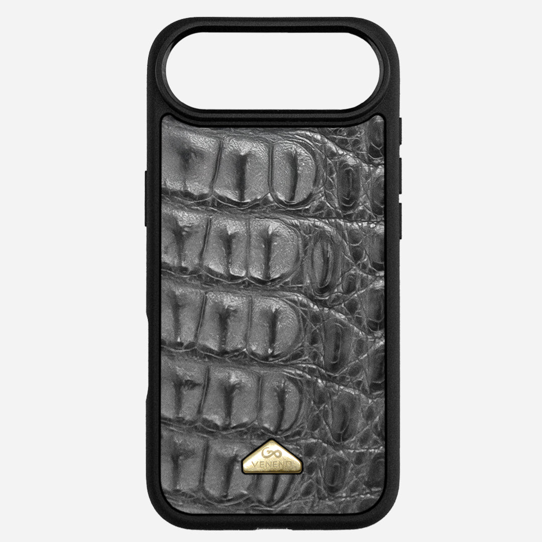 Funda iPhone 17 Air Billionaire Croc Gray