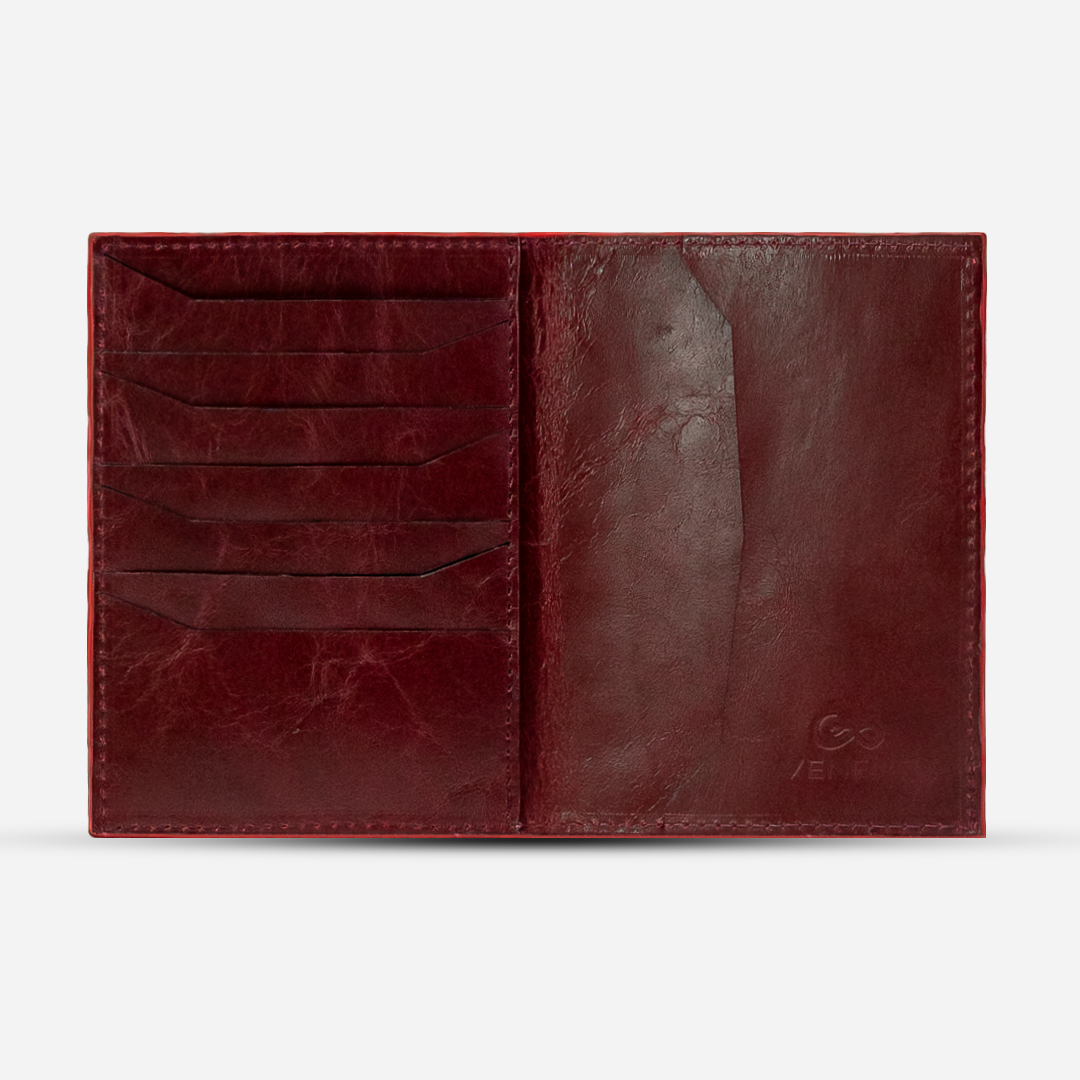 Funda Pasaporte "Il commendatore" Billionaire Croc Red
