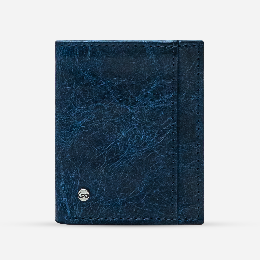 Cartera Compacta "The TIE" - Deep Blue
