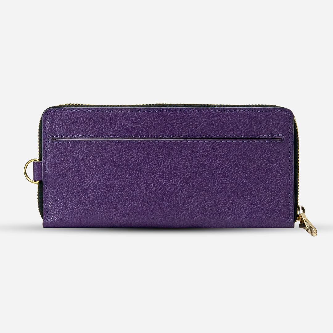 Cartera Larga "The Glam"  Grape