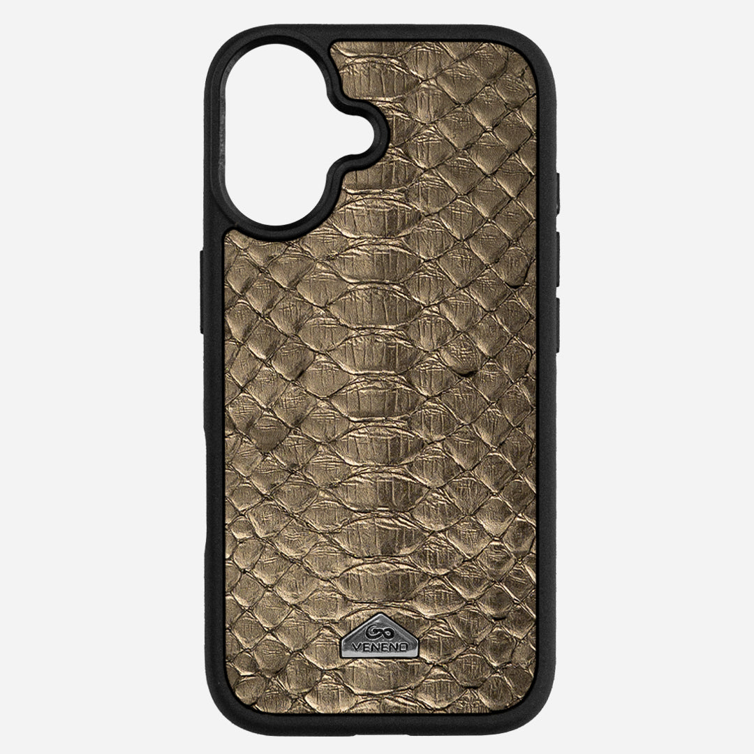 Funda iPhone 17 Python Sahara Gold